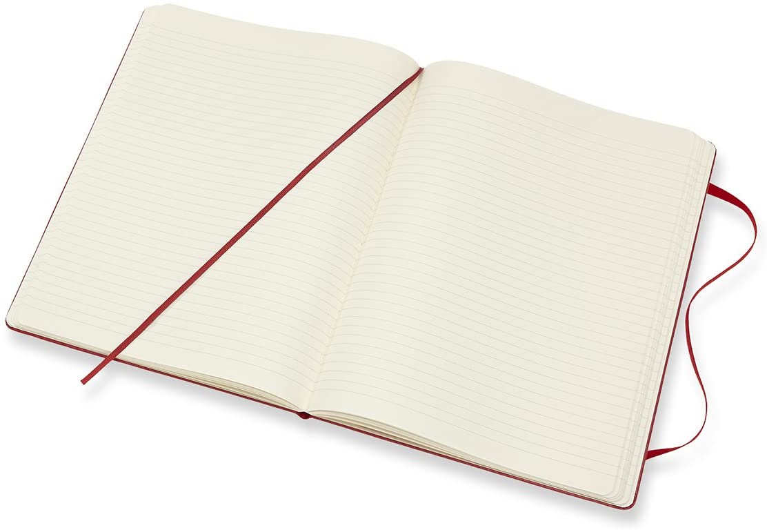 Carnet - Moleskine Classic - X-Large, Hard Cover, Ruled - Scarlet Red | Moleskine - 3 | YEO