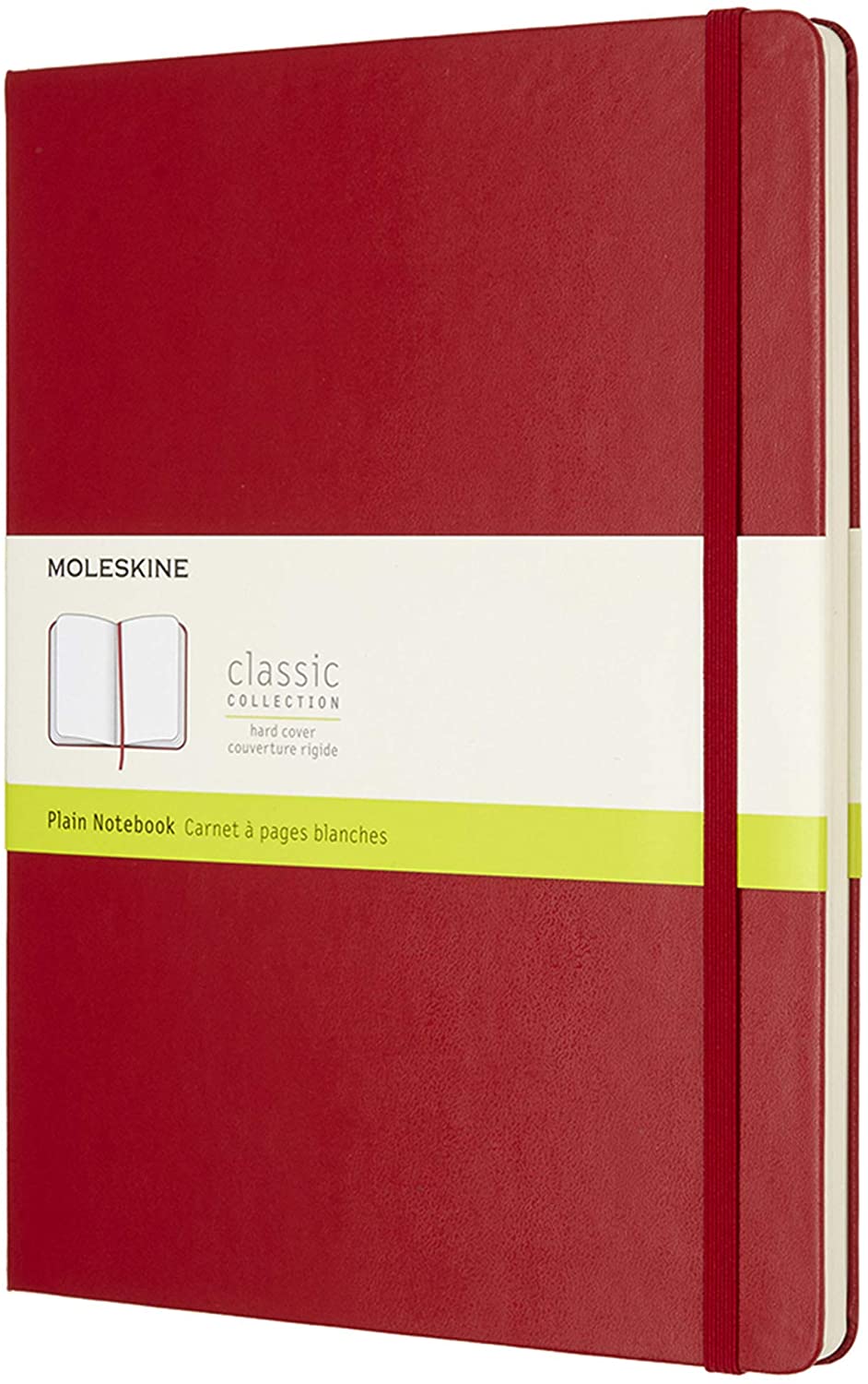 Carnet - Moleskine Classic - Hard Cover, X-Large, Plain - Scarlet Red | Moleskine