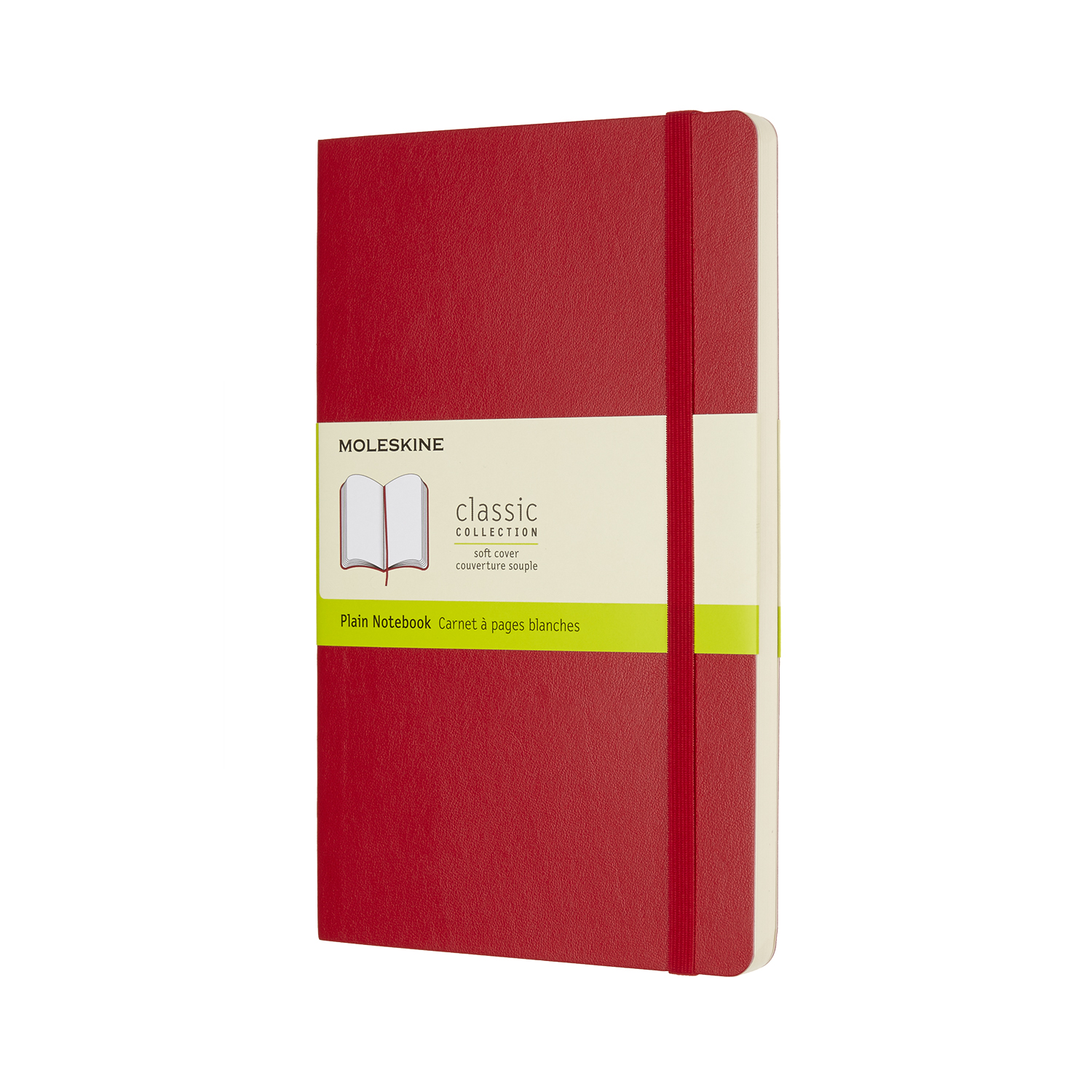 Carnet Moleskine - Scarlet Red Large Plain Notebook Soft | Moleskine