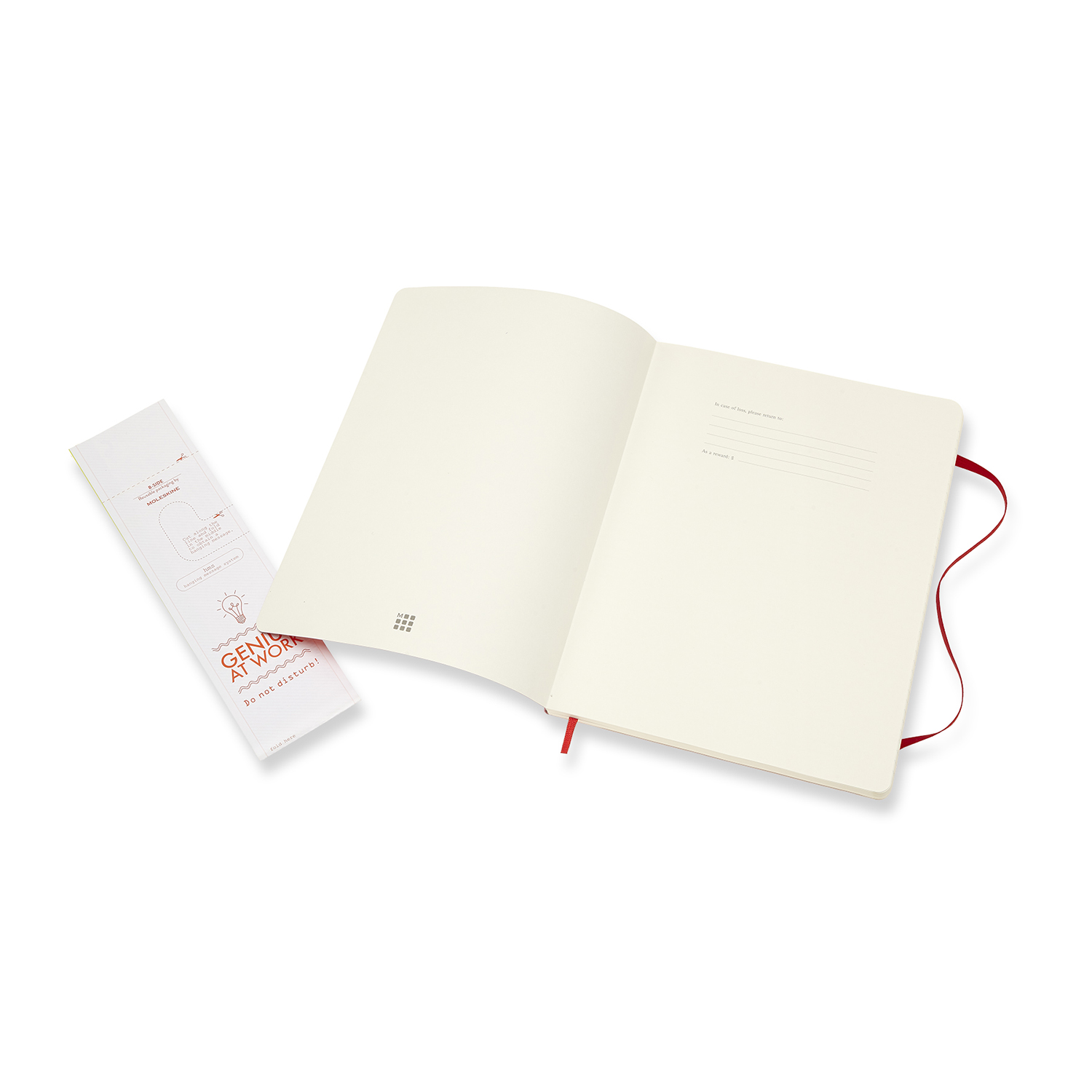 Carnet Moleskine - Scarlet Red Extra Large Ruled Notebook Soft | Moleskine