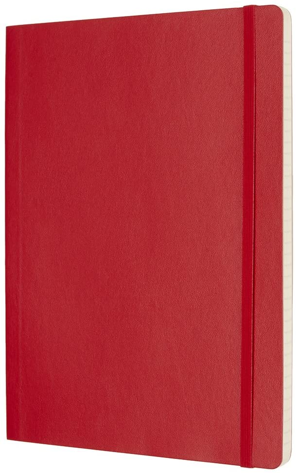 Carnet - Moleskine Classic - Soft Cover, X-Large, Ruled - Scarlet Red | Moleskine