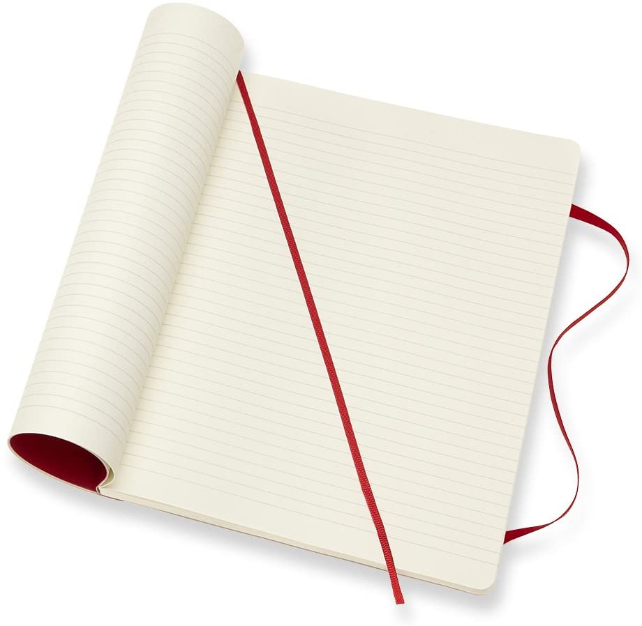 Carnet - Moleskine Classic - X-Large, Soft Cover, Ruled - Scarlet Red | Moleskine - 1 | YEO