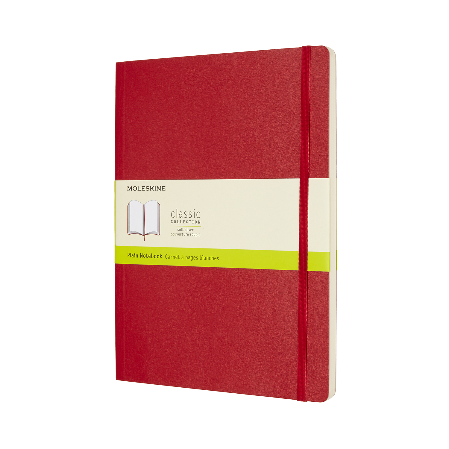 Carnet Moleskine - Scarlet Red Extra Large Plain Notebook Soft | Moleskine