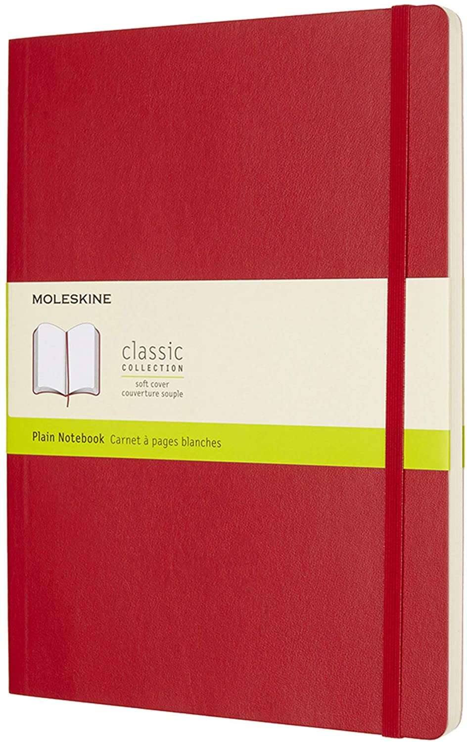 Carnet - Moleskine Classic - Extra Large, Plain, Soft Cover - Scarlet Red | Moleskine