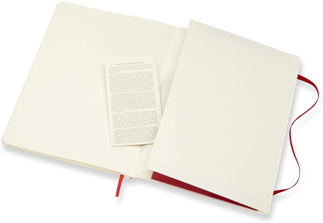 Carnet - Moleskine Classic - X-Large, Soft Cover, Plain - Scarlet Red | Moleskine - 4 | YEO