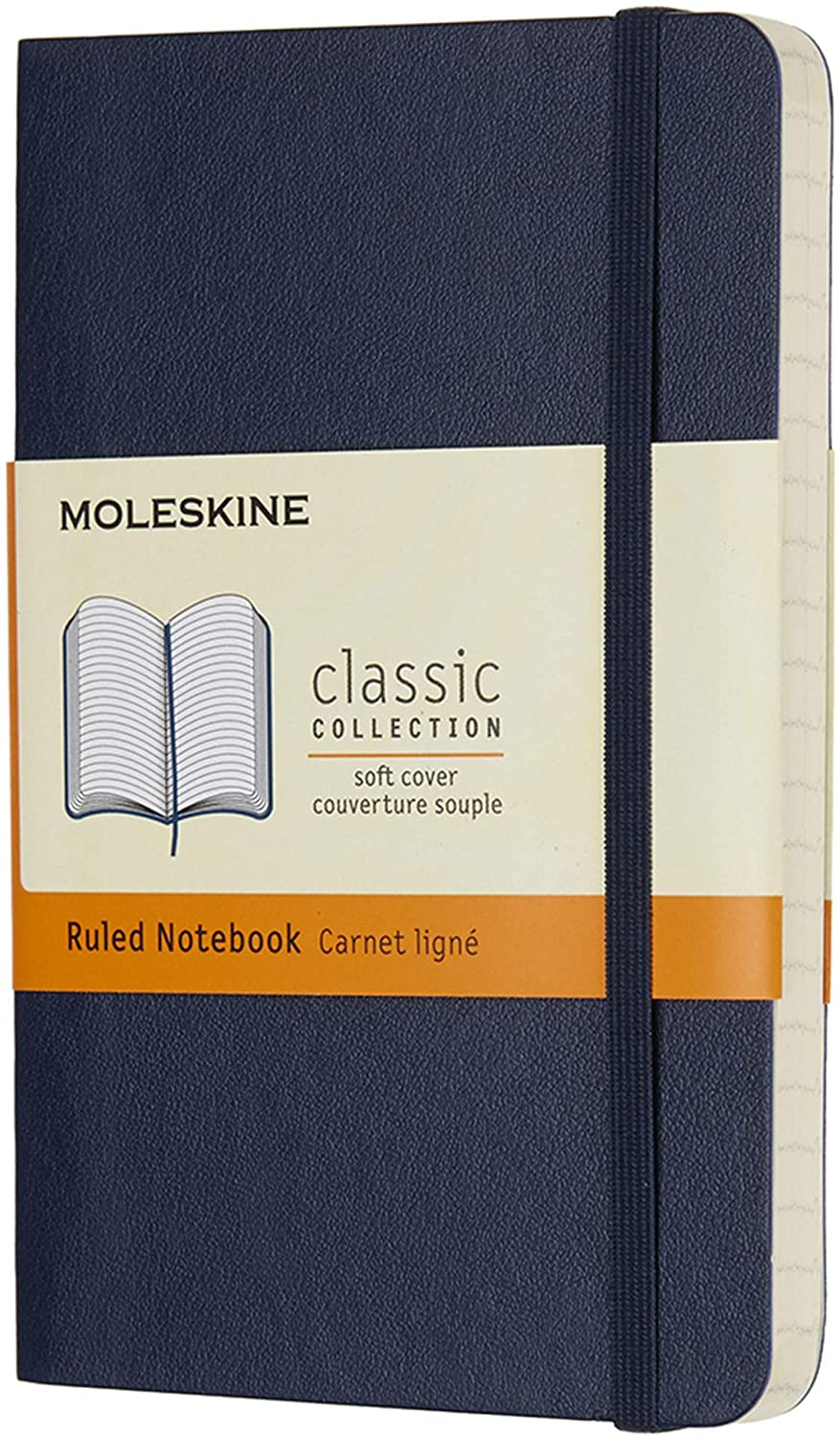 Carnet - Moleskine Classic - Pocket, Soft Cover, Ruled - Sapphire Blue | Moleskine