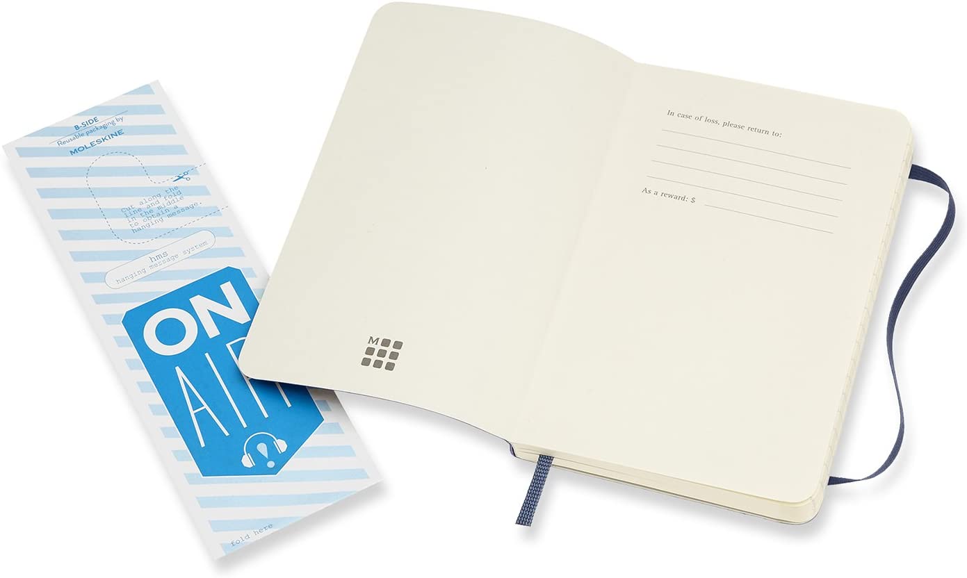 Carnet - Moleskine Classic - Pocket, Soft Cover, Ruled - Sapphire Blue | Moleskine - 2 | YEO