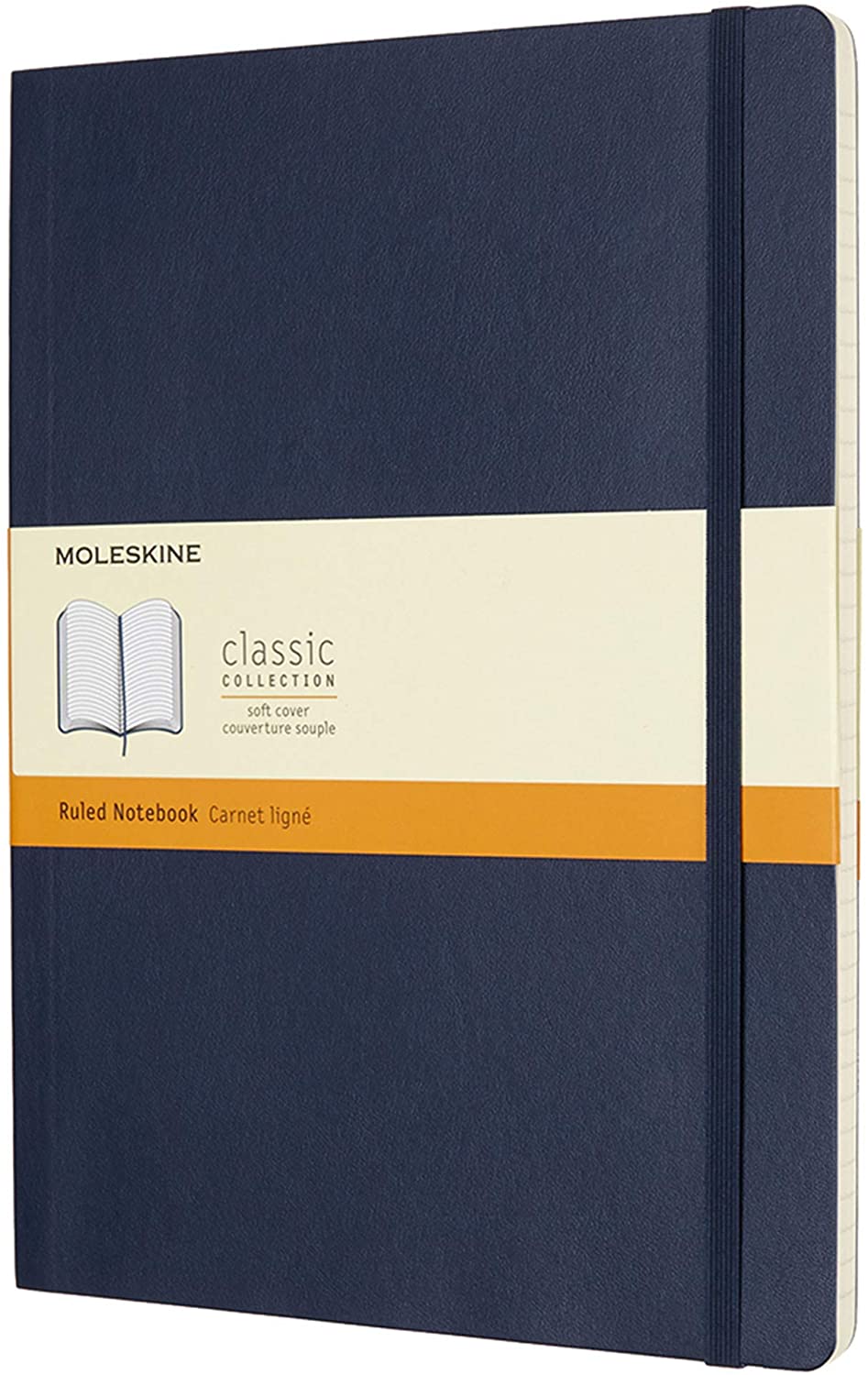 Carnet - Moleskine Classic - Soft Cover, X-Large, Ruled - Sapphire Blue | Moleskine