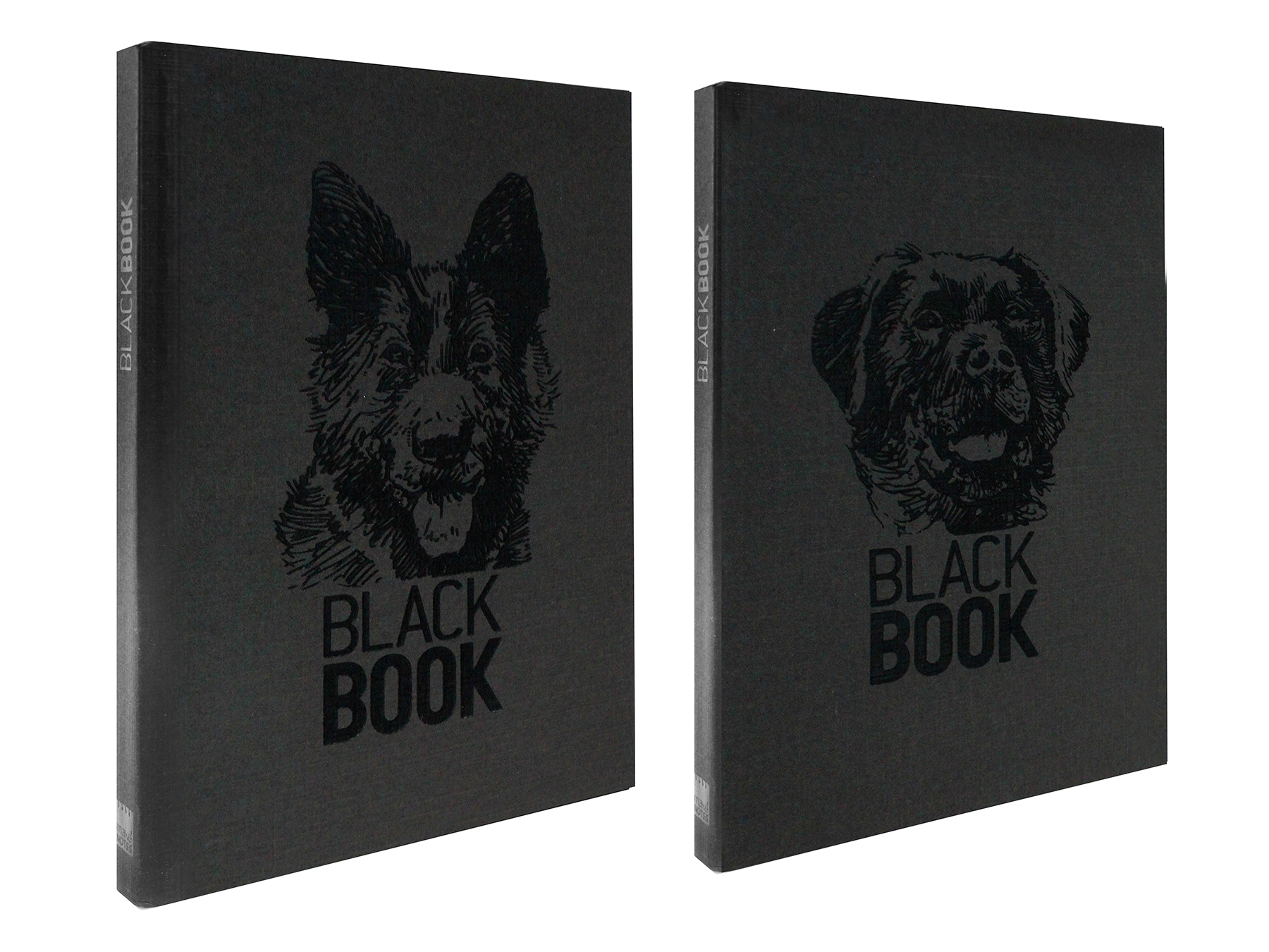 Agenda A5 Black Book Dogs - mai multe modele | Make Notes