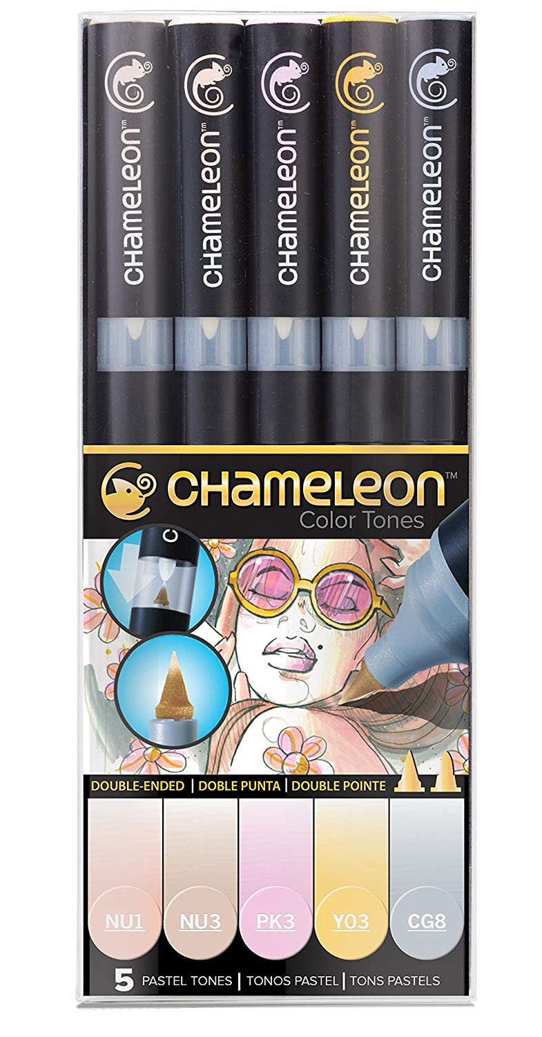 Set 5 markere - Chameleon Pastel Tones | Chameleon Pens