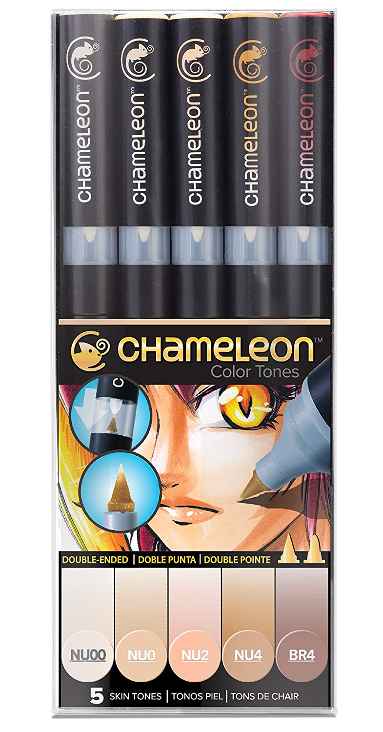Set 5 markere - Chameleon Skin Tones | Chameleon Pens