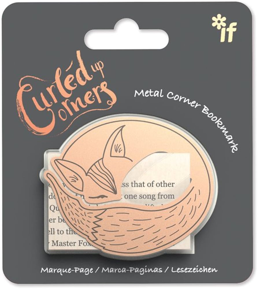 Semn de carte - Curled Up Corner - Furled Fox | If (That Company Called)