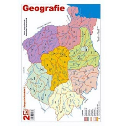 Pliant – Geografia Romaniei 2 | Booklet Carte