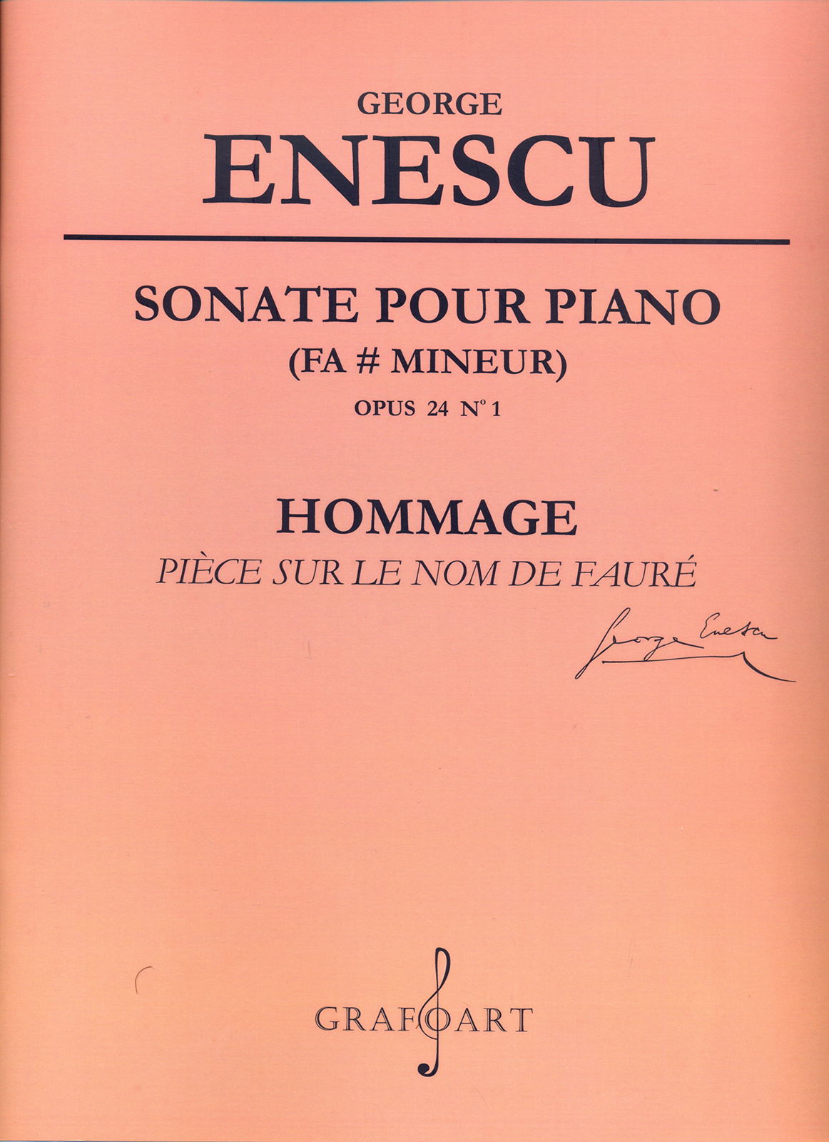 George Enescu – Sonate Pour Piano Opus 24 Nr.1 | George Enescu carturesti.ro poza bestsellers.ro