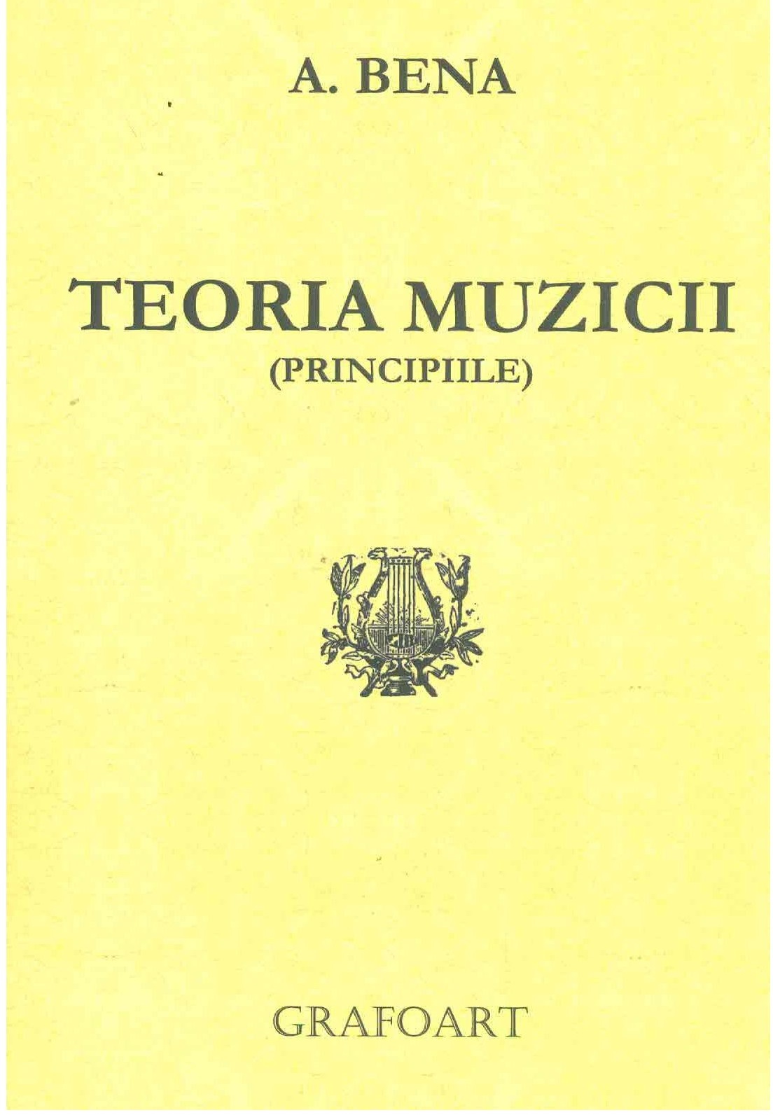 Teoria muzicii | Augustin Bena carturesti.ro
