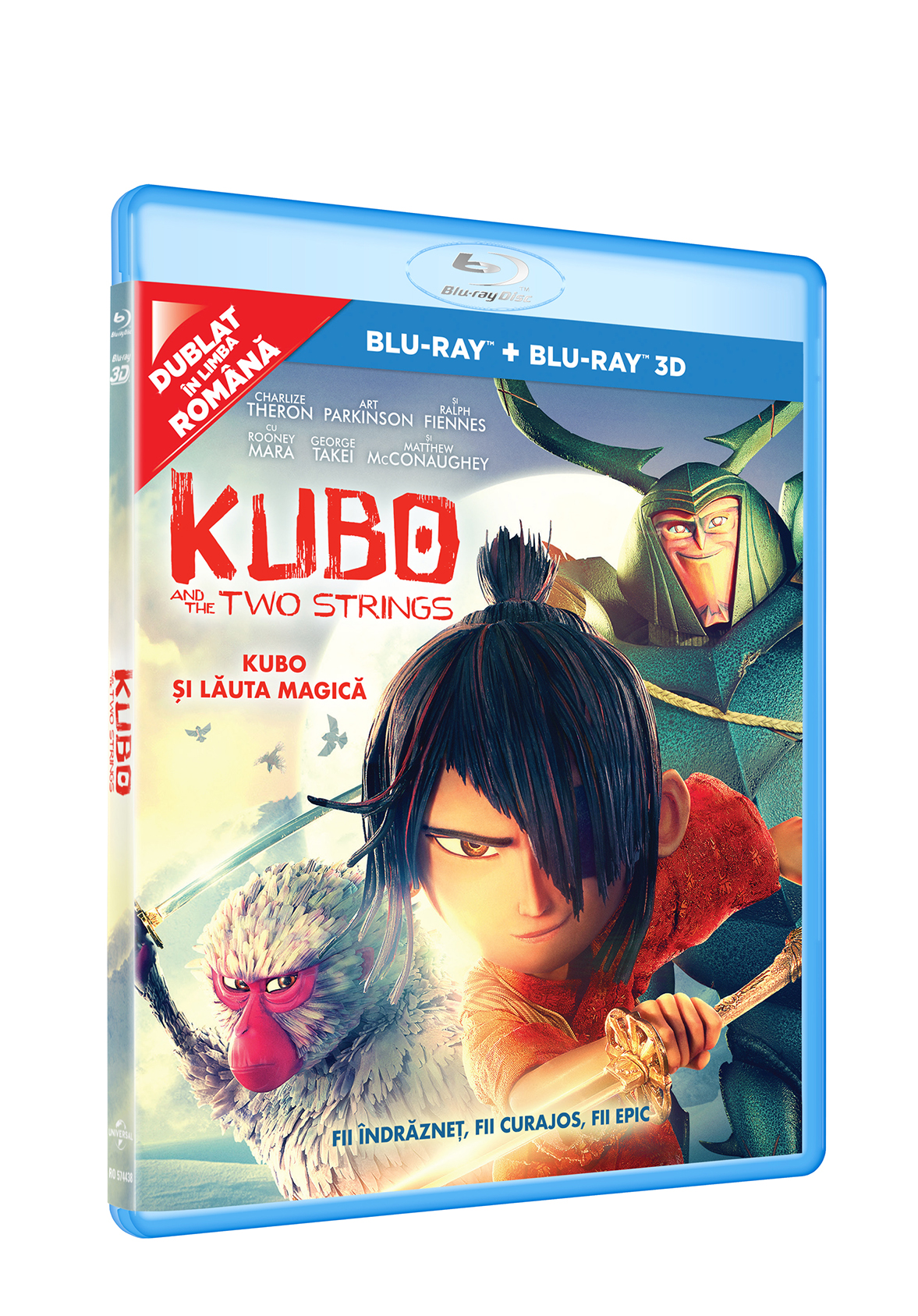 Kubo si lauta magica 2D+3D (Blu Ray Disc) / Kubo and the Two Strings | Travis Knight
