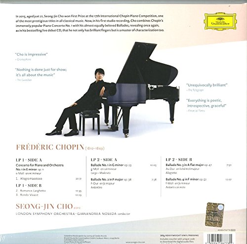 Chopin: Piano Concerto No. 1 - Ballades - Vinyl | Seong-Jin Cho, Gianandrea Noseda, London Symphony Orchestra - 1 | YEO