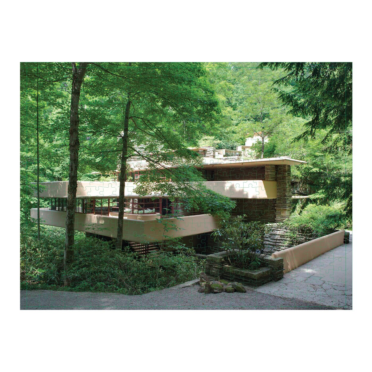 Puzzle 500 piese - Frank Lloyd Wright Fallingwater 2 | Galison