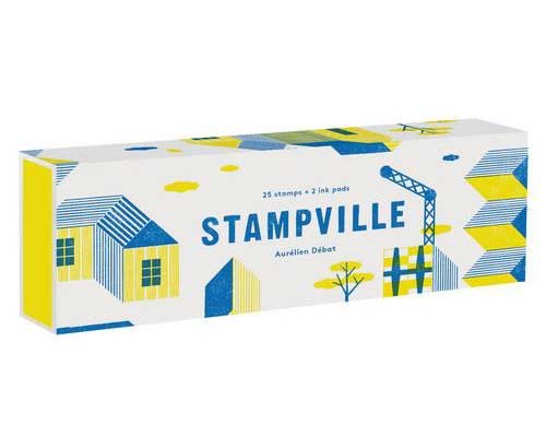 Stampville: 25 Stamps + 2 Ink Pads | Aurelian Debat