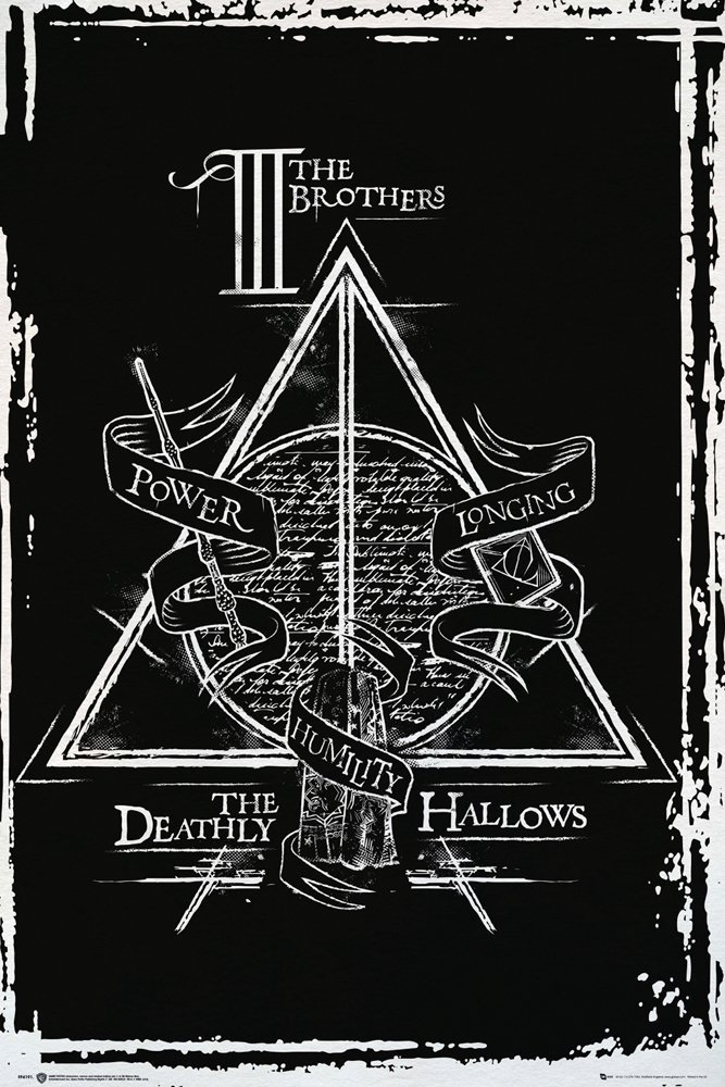 Poster - Harry Potter Deathly Hallows Graphic | GB Eye