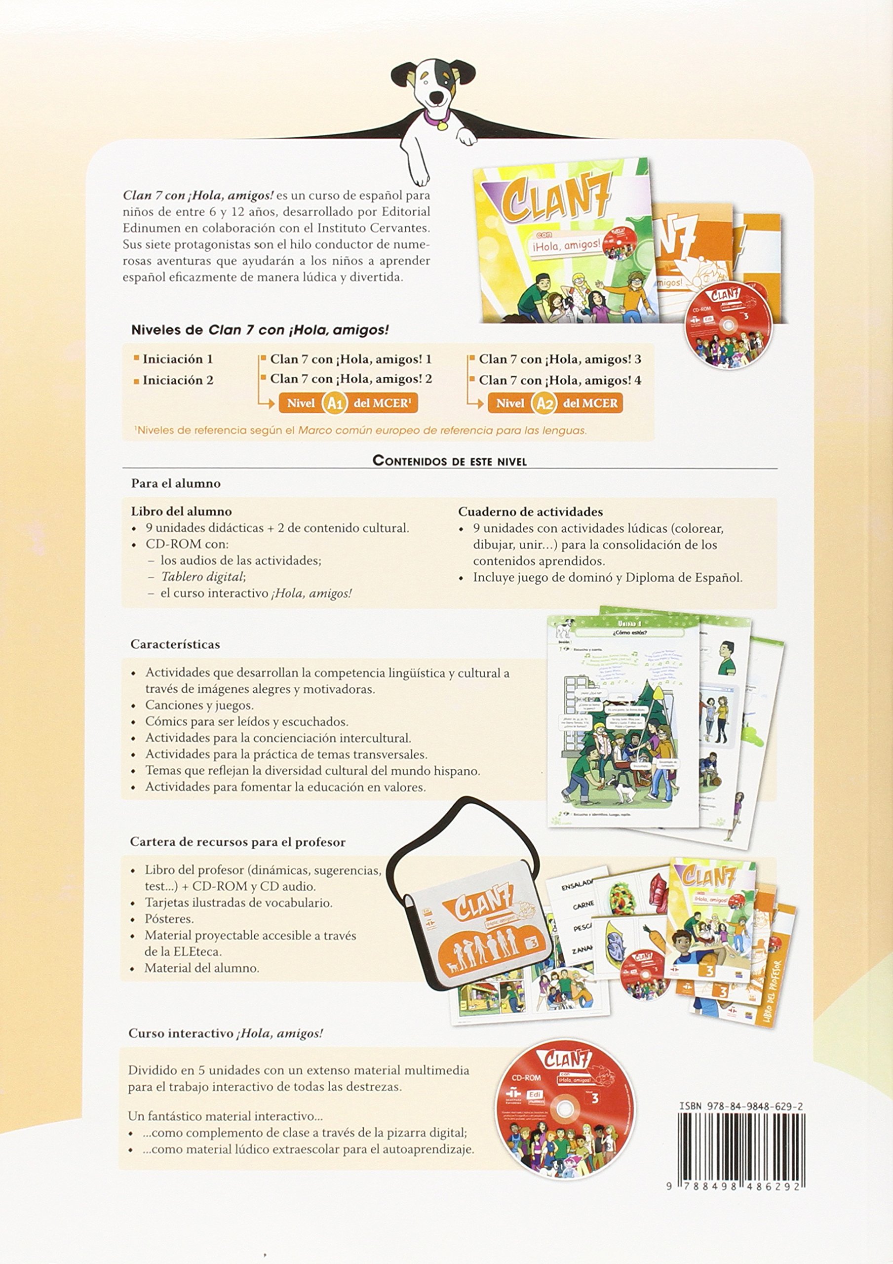 Vezi detalii pentru Clan 7 Con Hola Amigos: Libro del profesor + CD | 