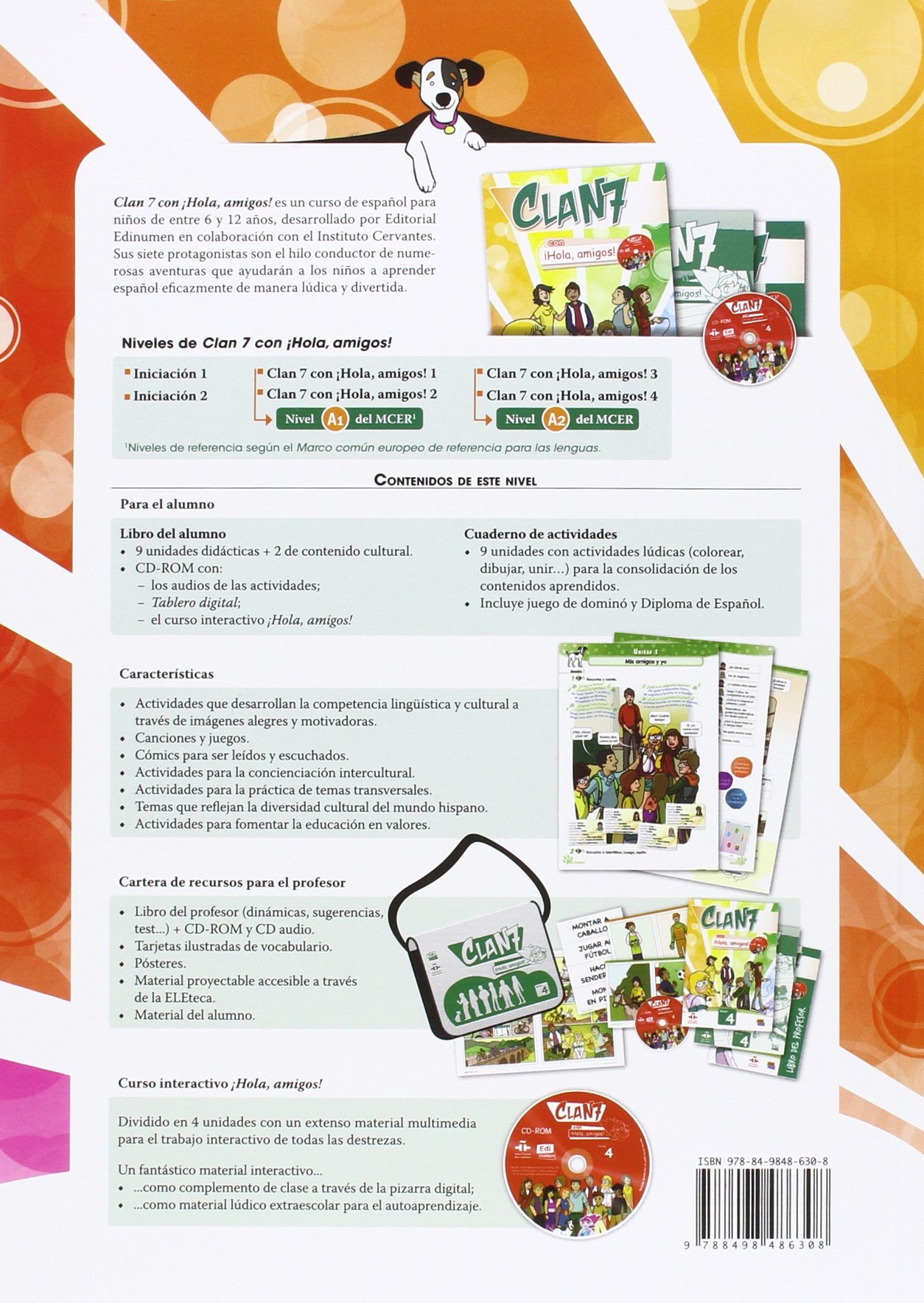 Clan 7 Con Hola Amigos: Libro del alumno + CD | 