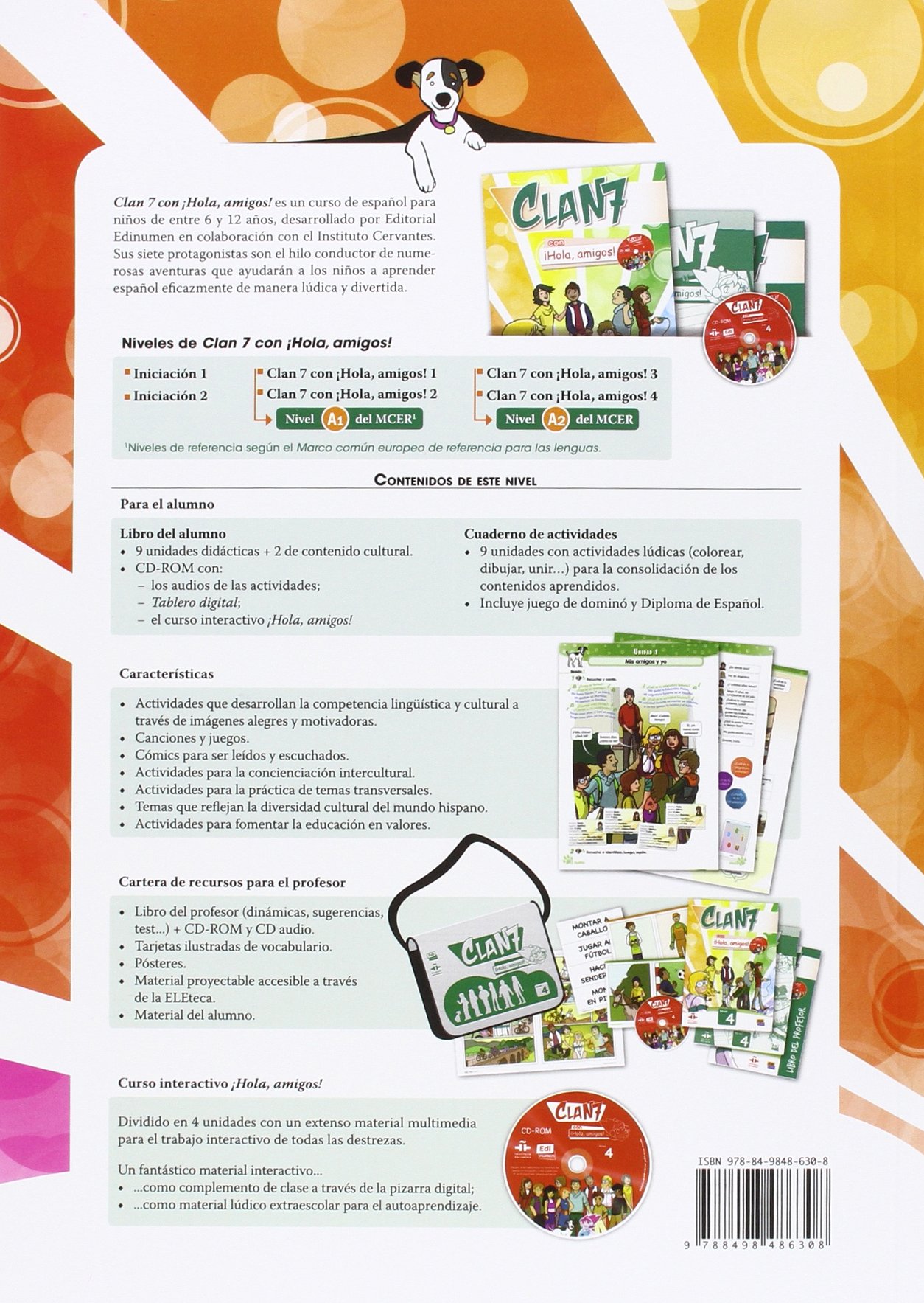 Vezi detalii pentru Clan 7 Con Hola Amigos: Libro del alumno + CD | 