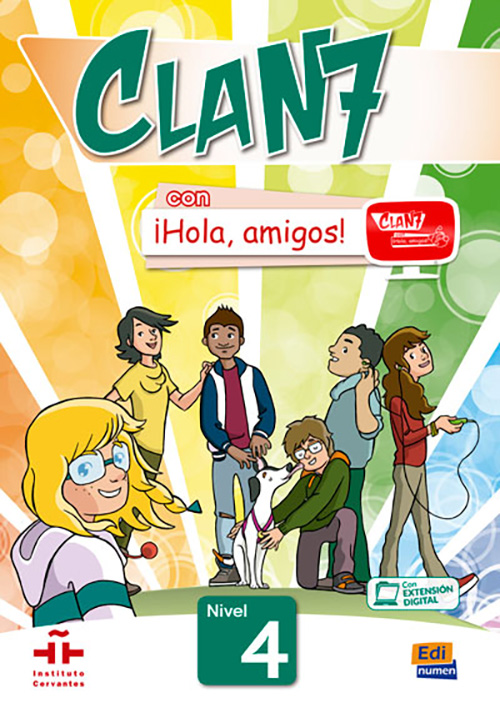 Clan 7 Con Hola Amigos: Libro del alumno  + CD |