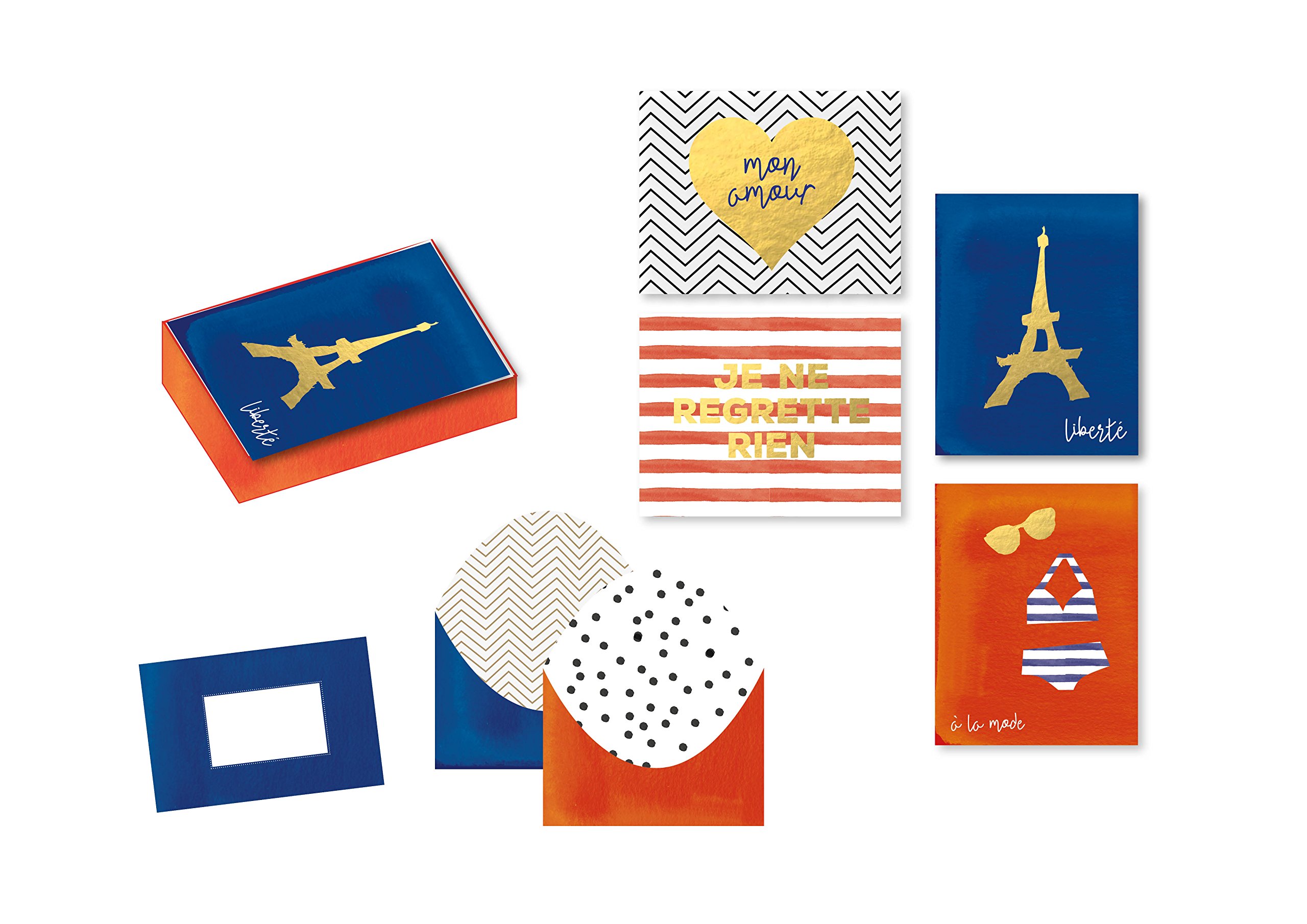 Carti postale - French Stationery Notecard Box - mai multe modele | Quadrille Publishing