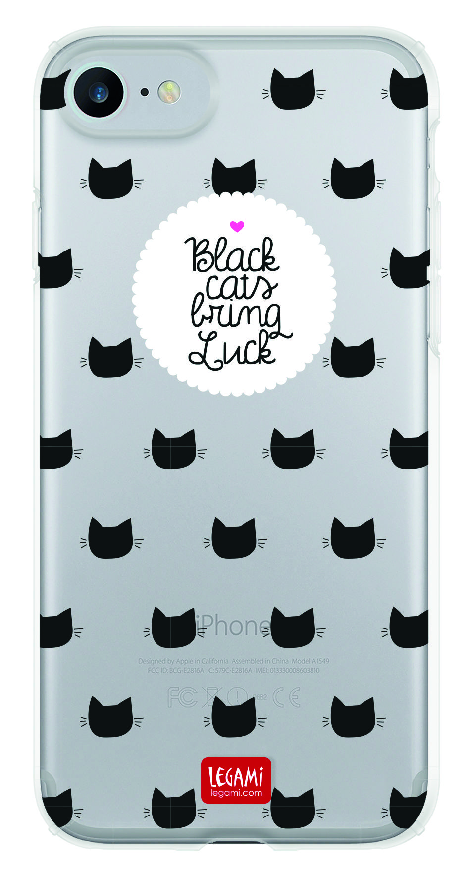 Carcasa Iphone 7 - Black Cats | Legami