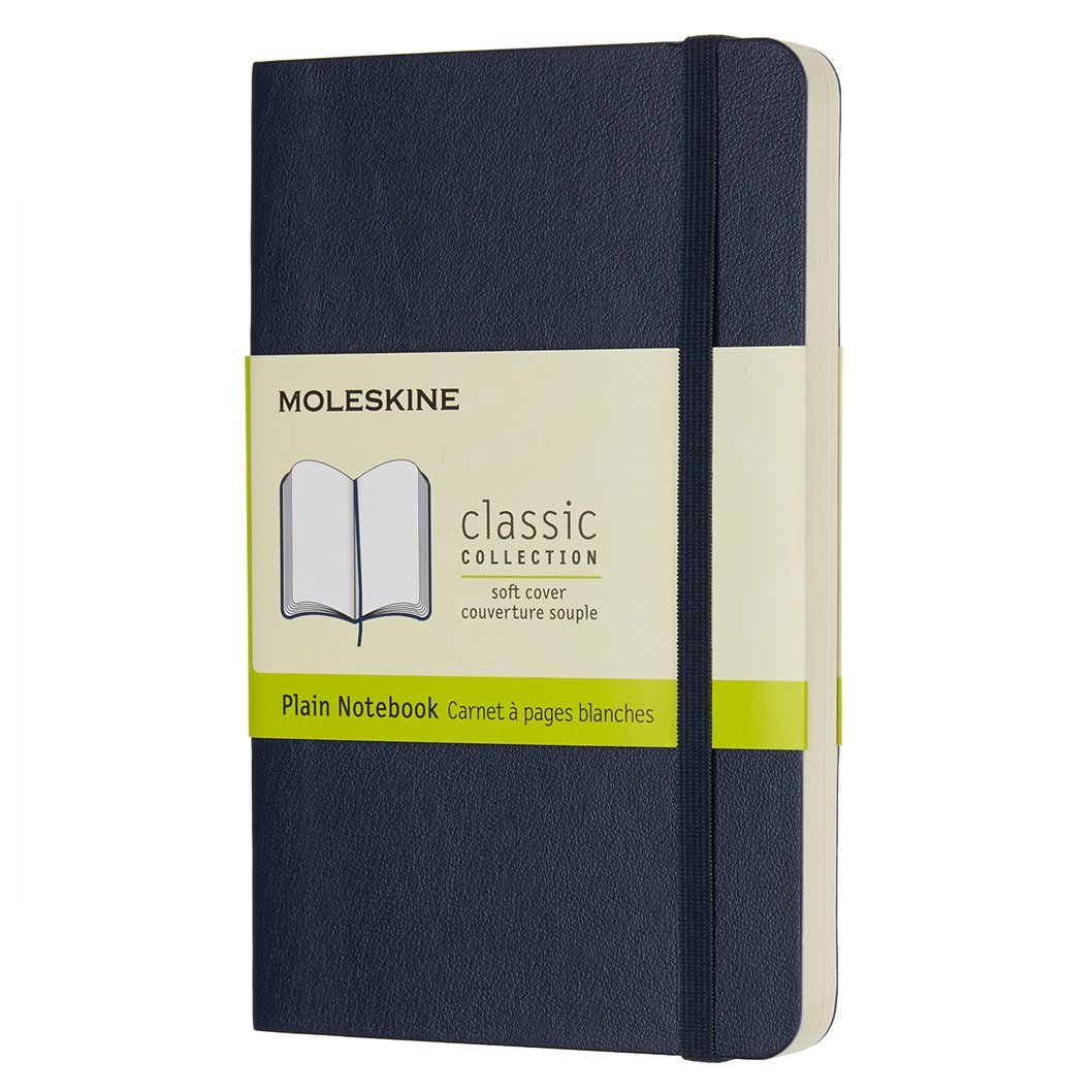 Agenda - Moleskine Sapphire Blue Pocket Plain Notebook Soft | Moleskine