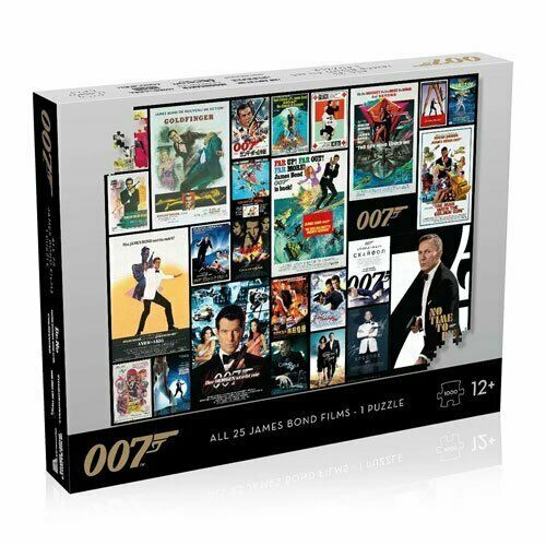 Puzzle - James Bond 007, 1000 piese | Winning Moves