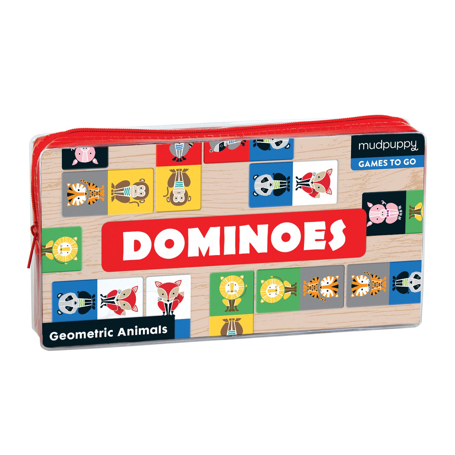 Joc - Games to go - Dominoes Geometric Animals | Mudpuppy