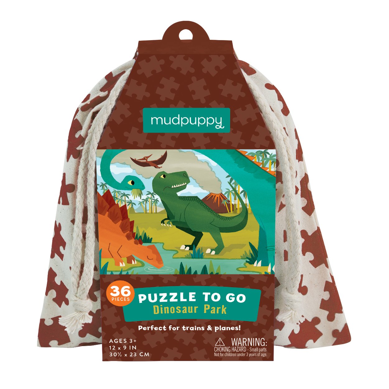 Puzzle to go - Dinozauri | Mudpuppy
