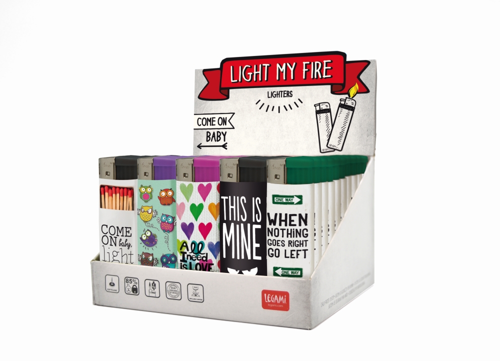 Bricheta - Light My Fire Lighters - mai multe modele | Legami