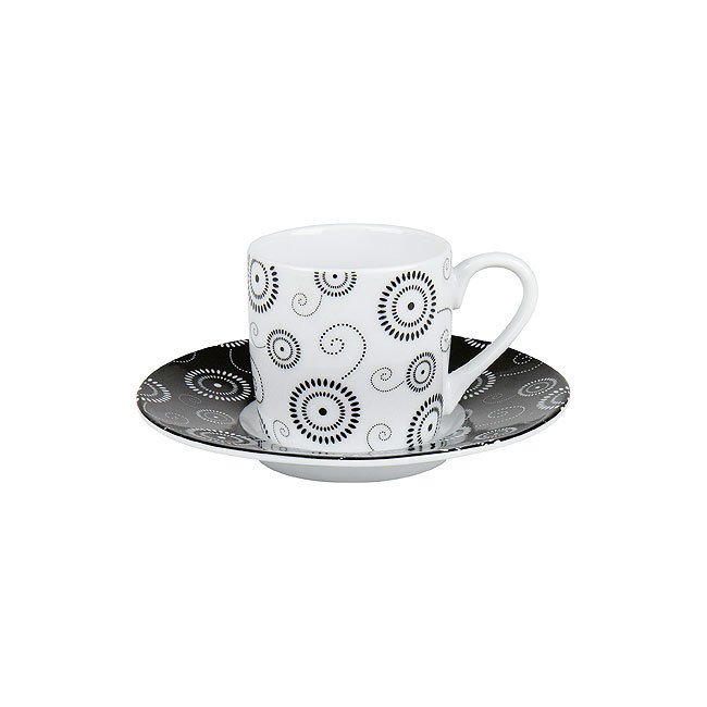 Ceasca - Espressoset Circle - White | Koenitz