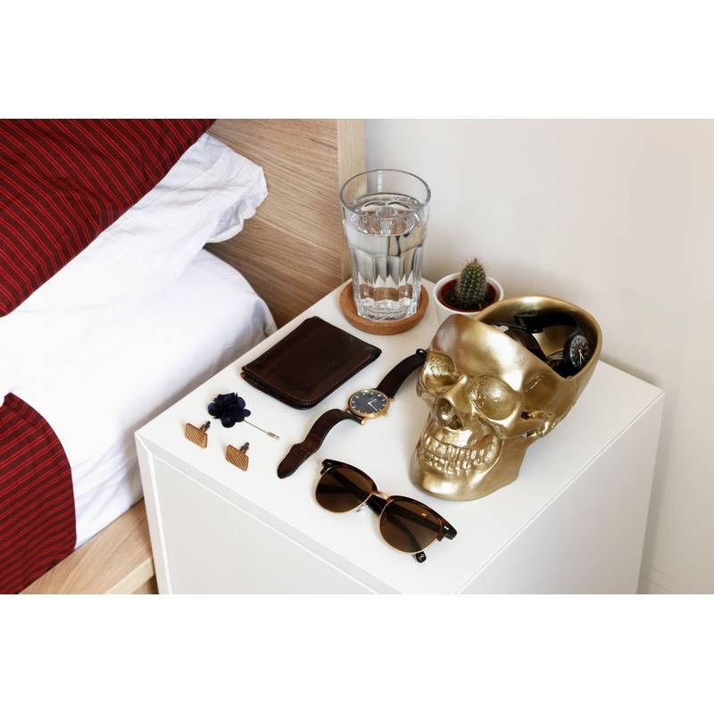 Suport decorativ - Skull Tidy Gold | Suck Uk - 1 | YEO