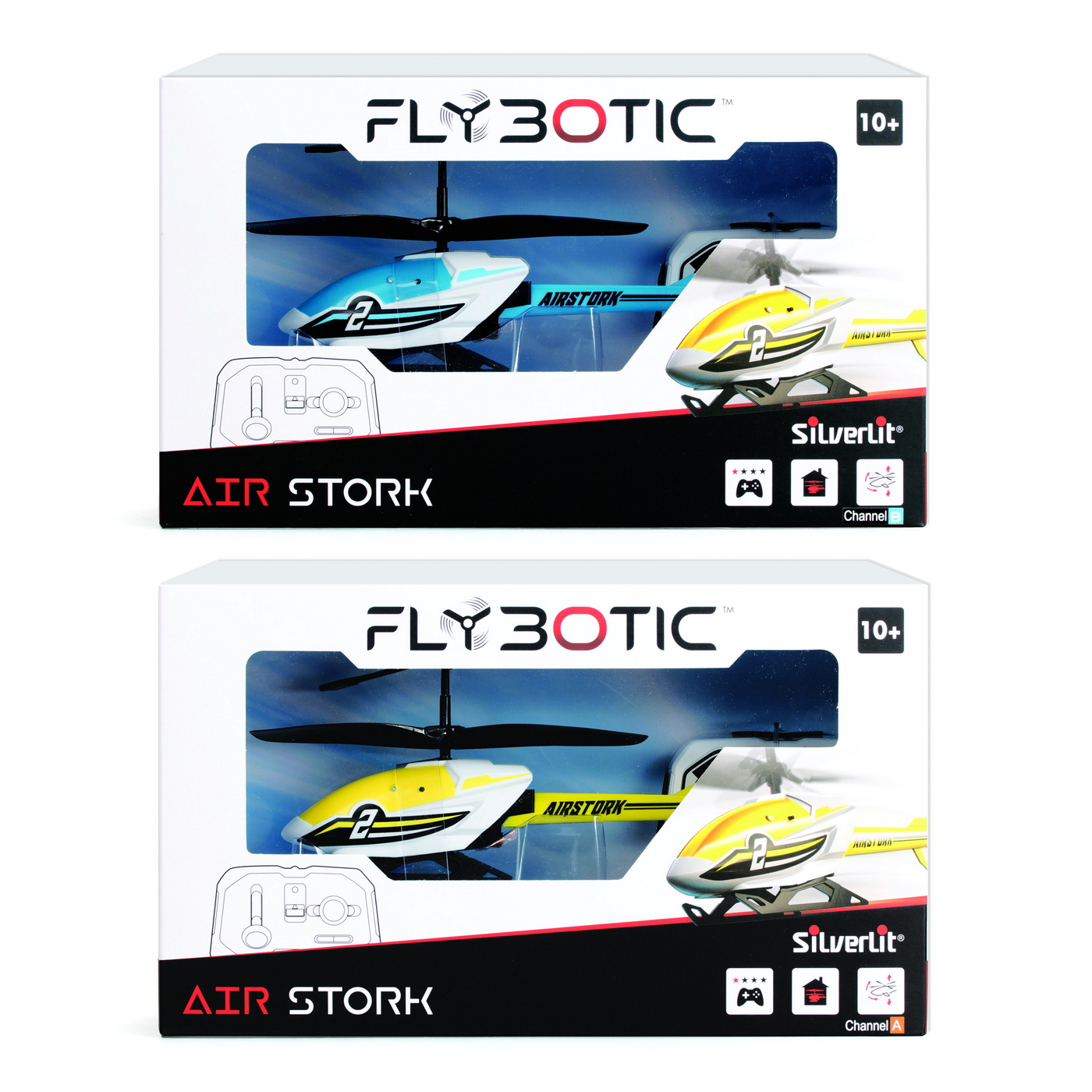 Elicopter cu Radiocomanda - FlyBotic - Air Stork (doua culori) | Silverlit