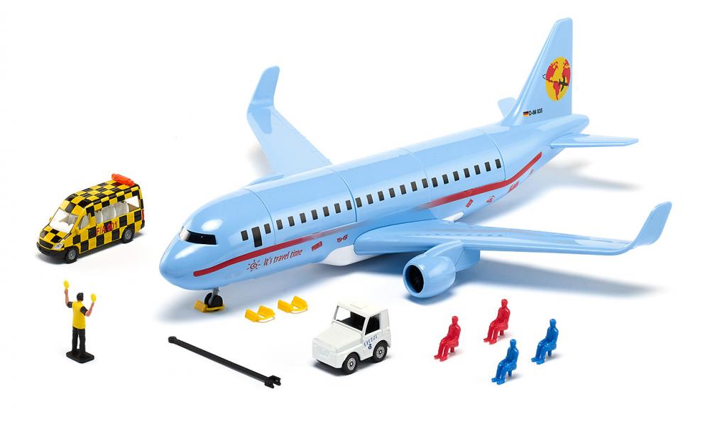 Jucarie - Commercial Aircraft with Accessories | Siku