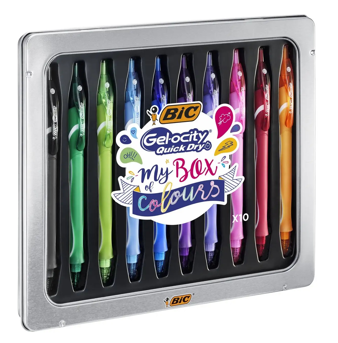 Set pixuri cu gel - Gelo Quick Dry | Bic - 1 | YEO