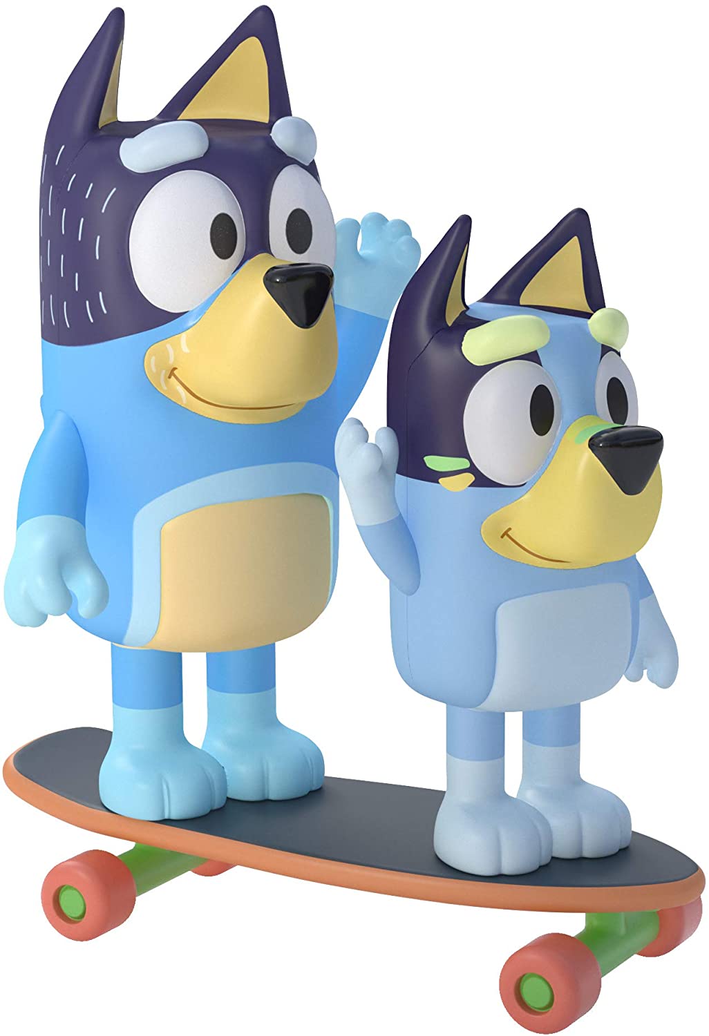 Set 2 figurine - Skateboarding - Bluey and Bandit | Moose Toys