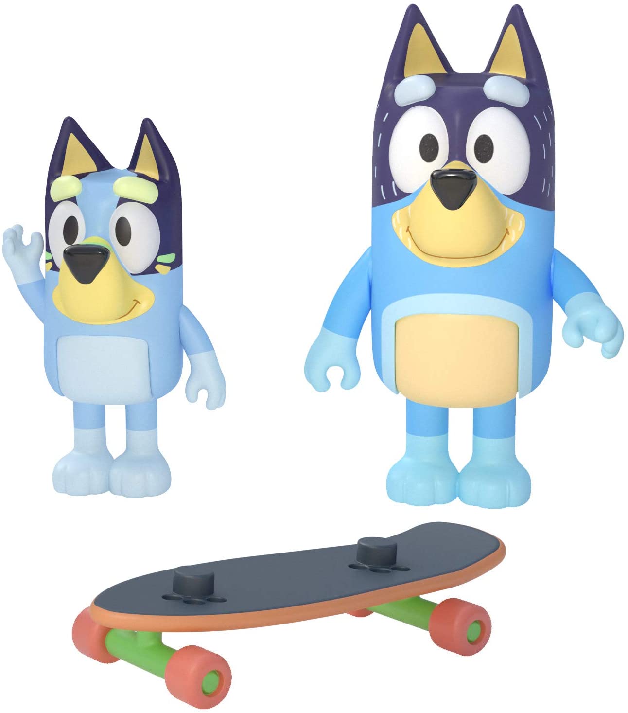 Set 2 figurine - Skateboarding - Bluey and Bandit | Moose Toys - 1 | YEO