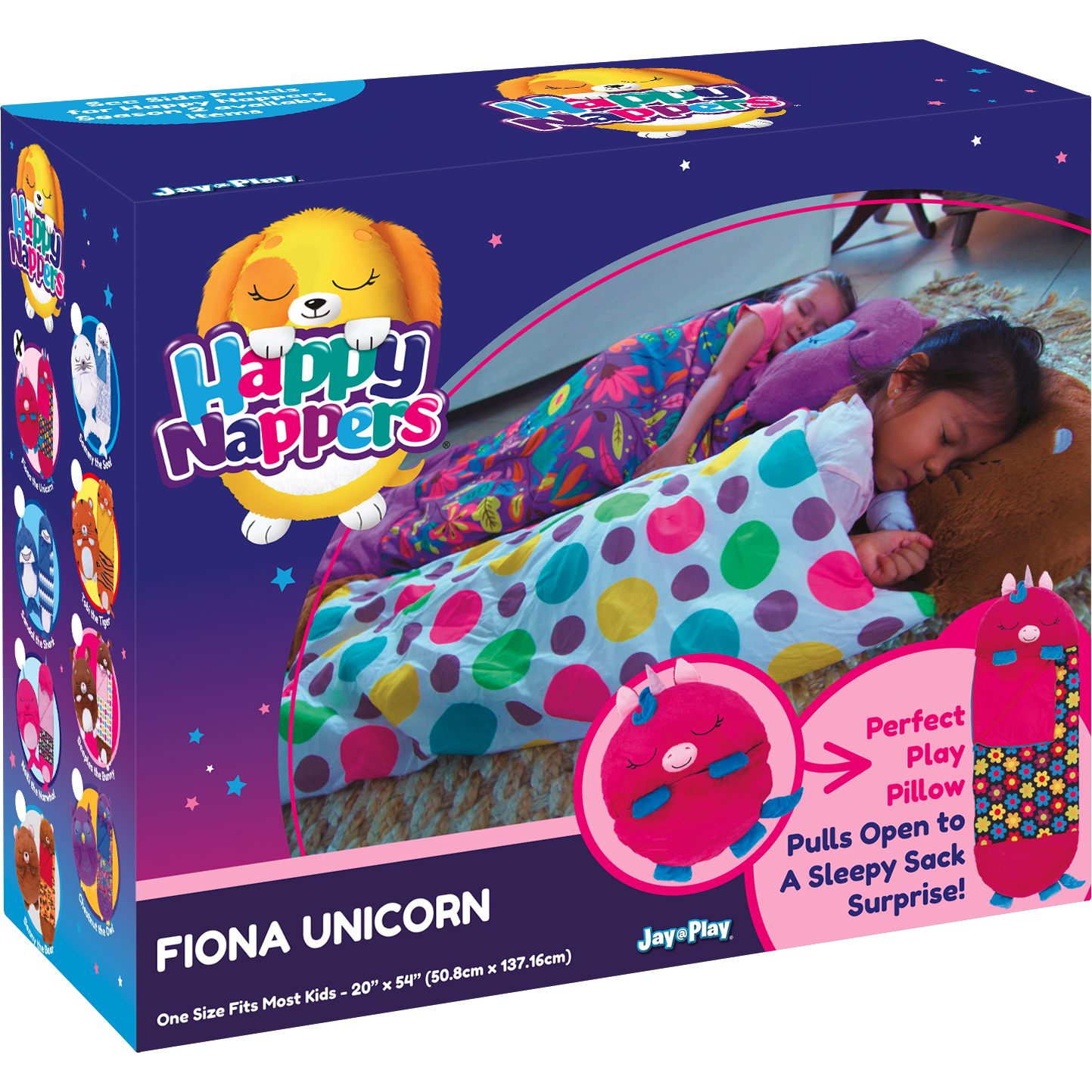 Jucarie de plus - 2in1 - Medium - Fiona Unicorn | Happy Napers - 4 | YEO