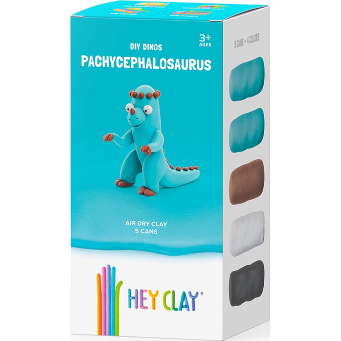  Set creativ - Clay Dinos - Pachycephalosaurus | Hey Clay 