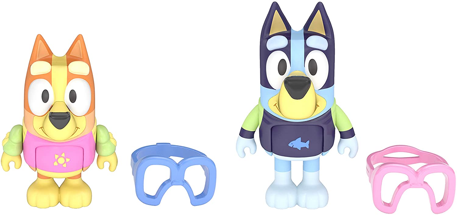 Set 2 figurine - Pool Time - Bluey and Bingo | Moose Toys - 1 | YEO