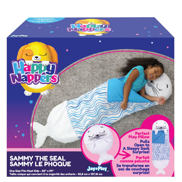 Jucarie de plus - 2in1 - Medium - Sammy Seal | Happy Napers - 4 | YEO