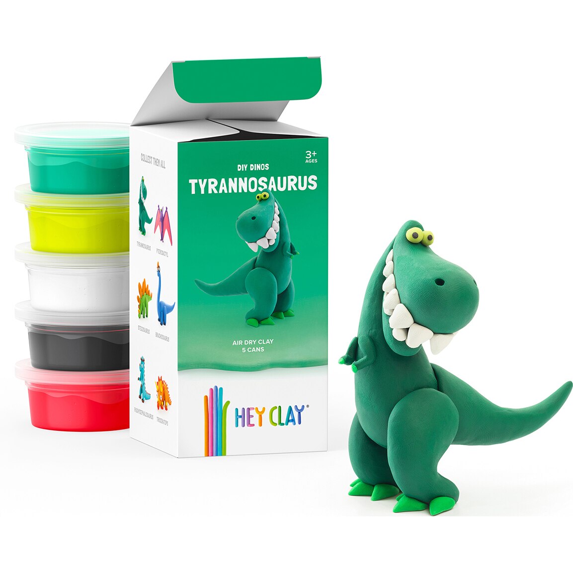 Set creativ - Clay Dinos - Tyrannosaurus | Hey Clay - 3 | YEO