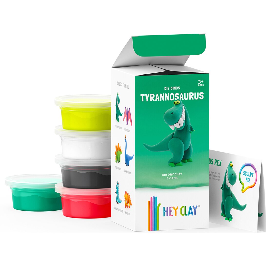 Set creativ - Clay Dinos - Tyrannosaurus | Hey Clay - 2 | YEO