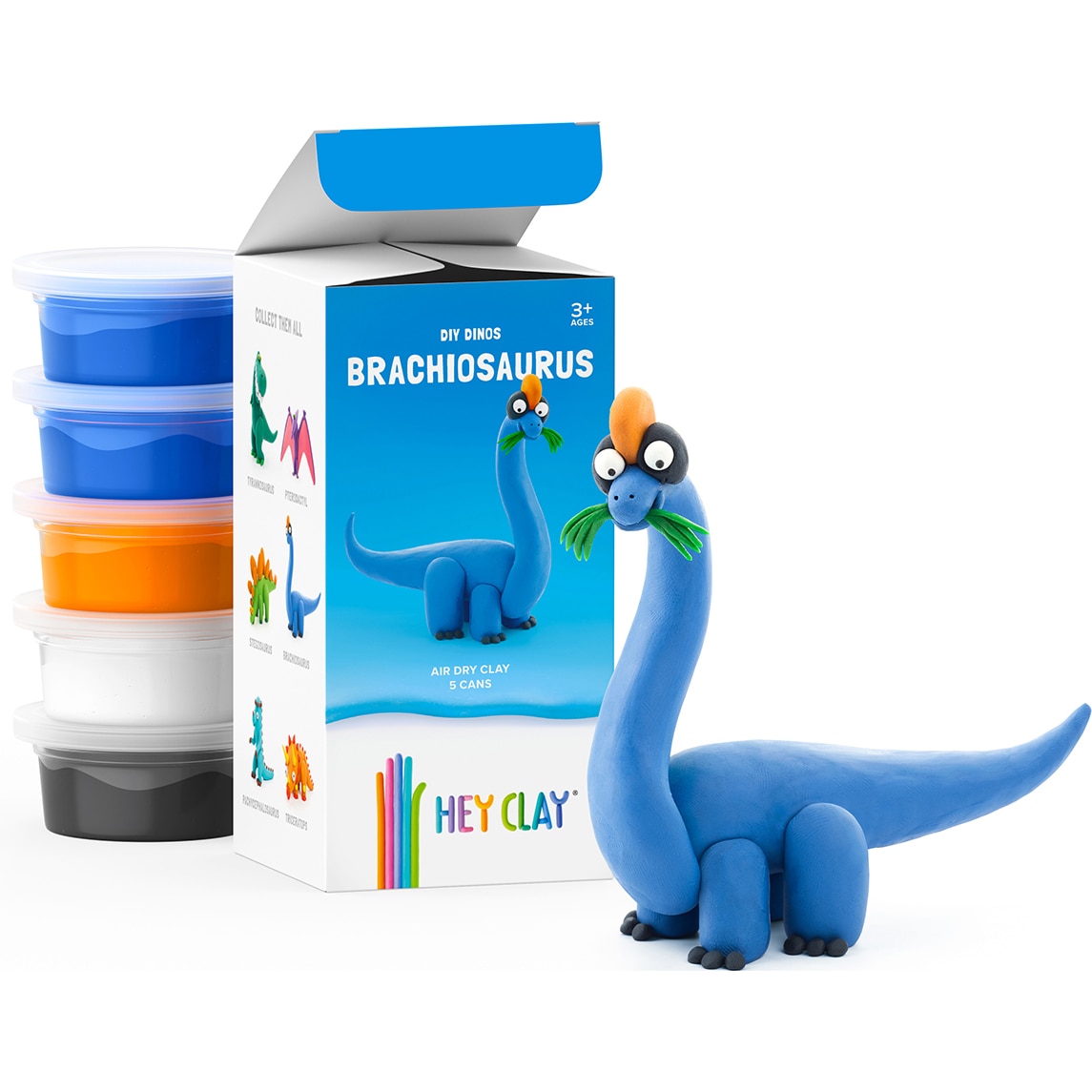 Set creativ - Clay Dinos - Brachiosaurus | Hey Clay - 4 | YEO