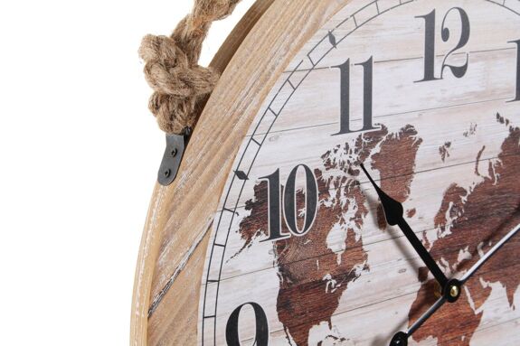 Ceas de perete - Wood Clock - Maro | Versa